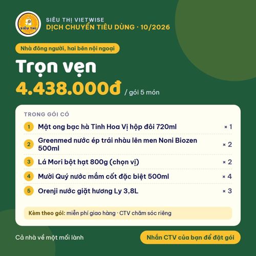 VIETWISE - Combo Trọn vẹn (gói 5 món)